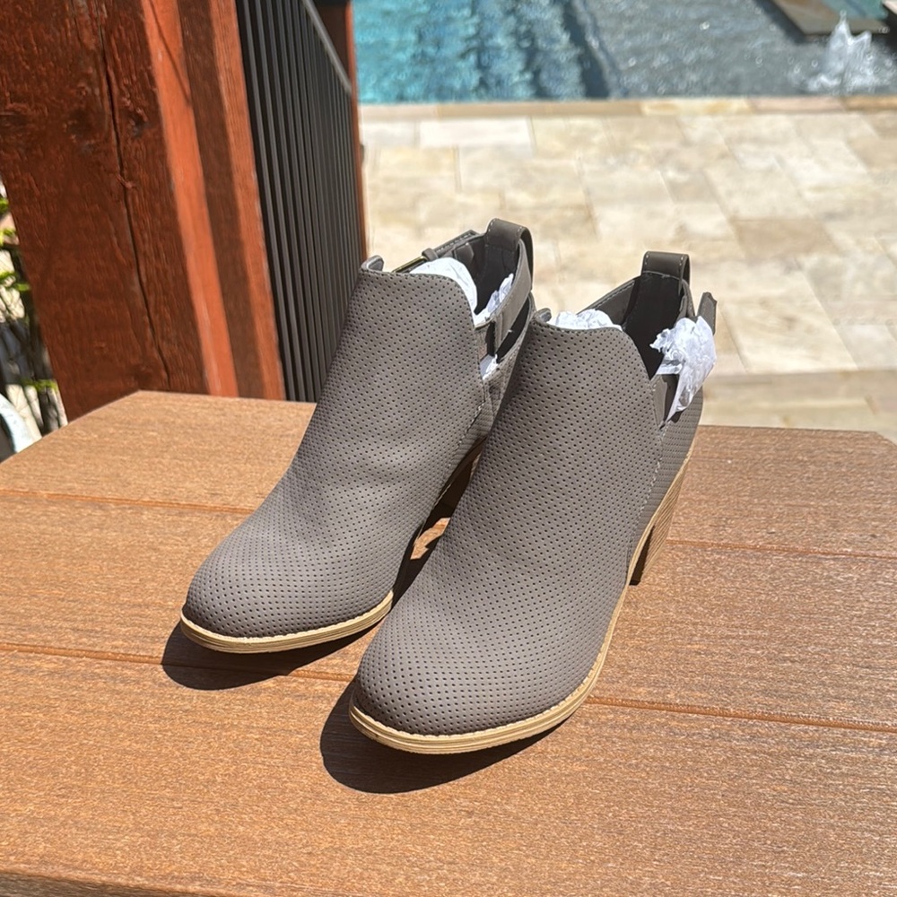 Gray Women's Ankle Boots